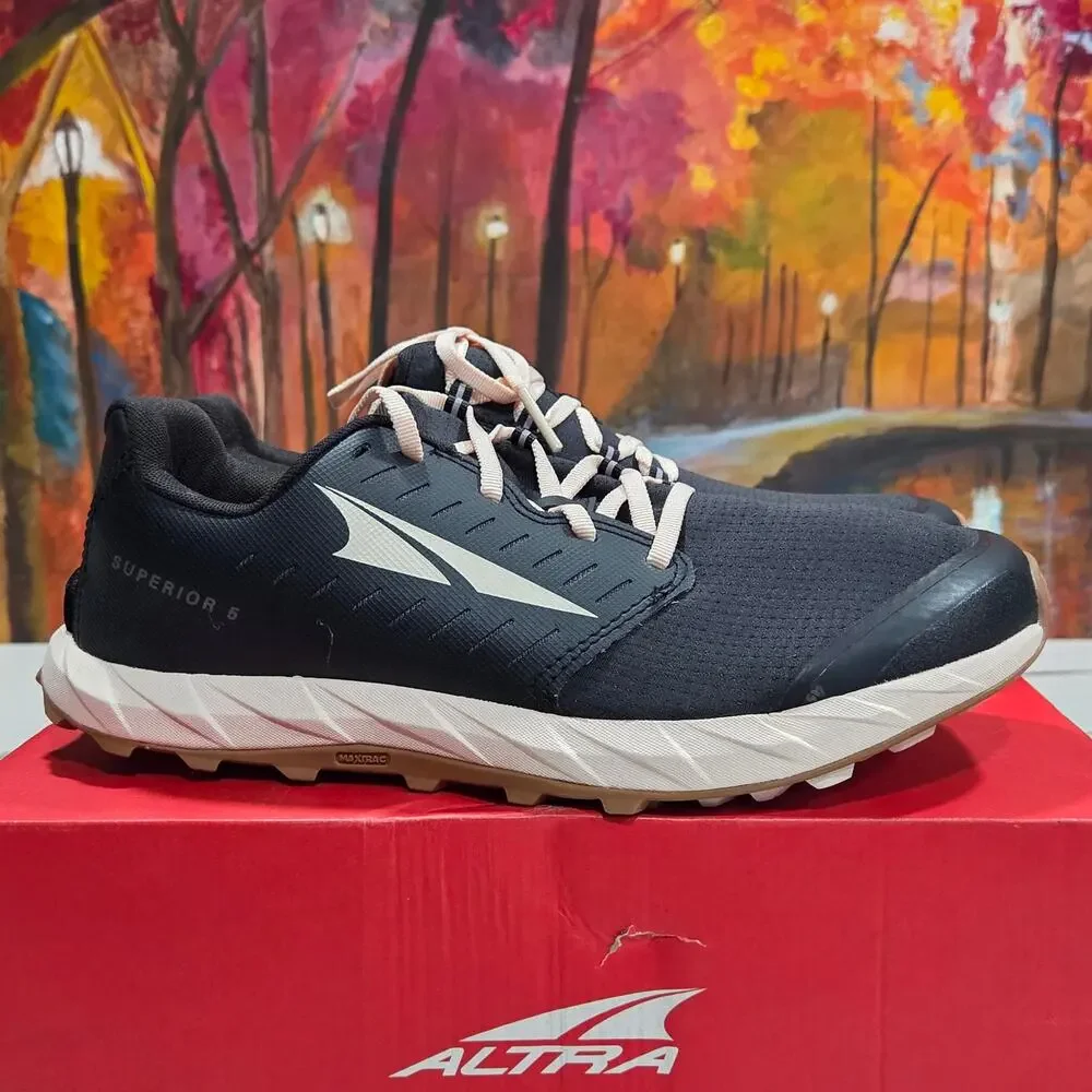 Altra M Superior 5 Black Size 9 Men's Trail Running Shoes